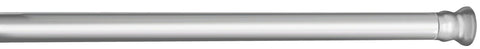 Wenko 19210100 Telescopic shower rod Chrome Ø 2 cm, Metal Aluminium, Chrome