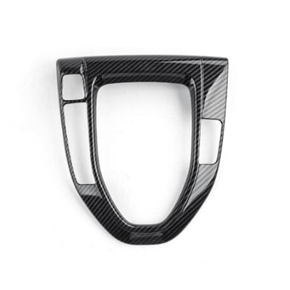 JUIVEEL Carbon Fiber Style Car Gear Shift Panel Cover Interior Trim Compatible with Veloster JS N line 2019-2022 Automotive Accessories(Suitable for Manual Transmission)