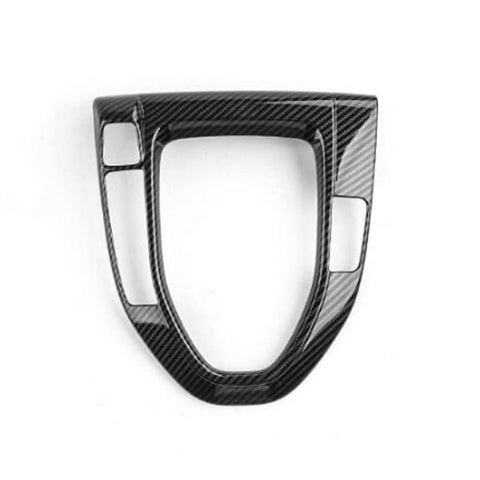 JUIVEEL Carbon Fiber Style Car Gear Shift Panel Cover Interior Trim Compatible with Veloster JS N line 2019-2022 Automotive Accessories(Suitable for Manual Transmission)