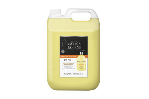 Baylis & Harding Sweet Mandarin & Grapefruit Hand Wash Refill - 5 Litre