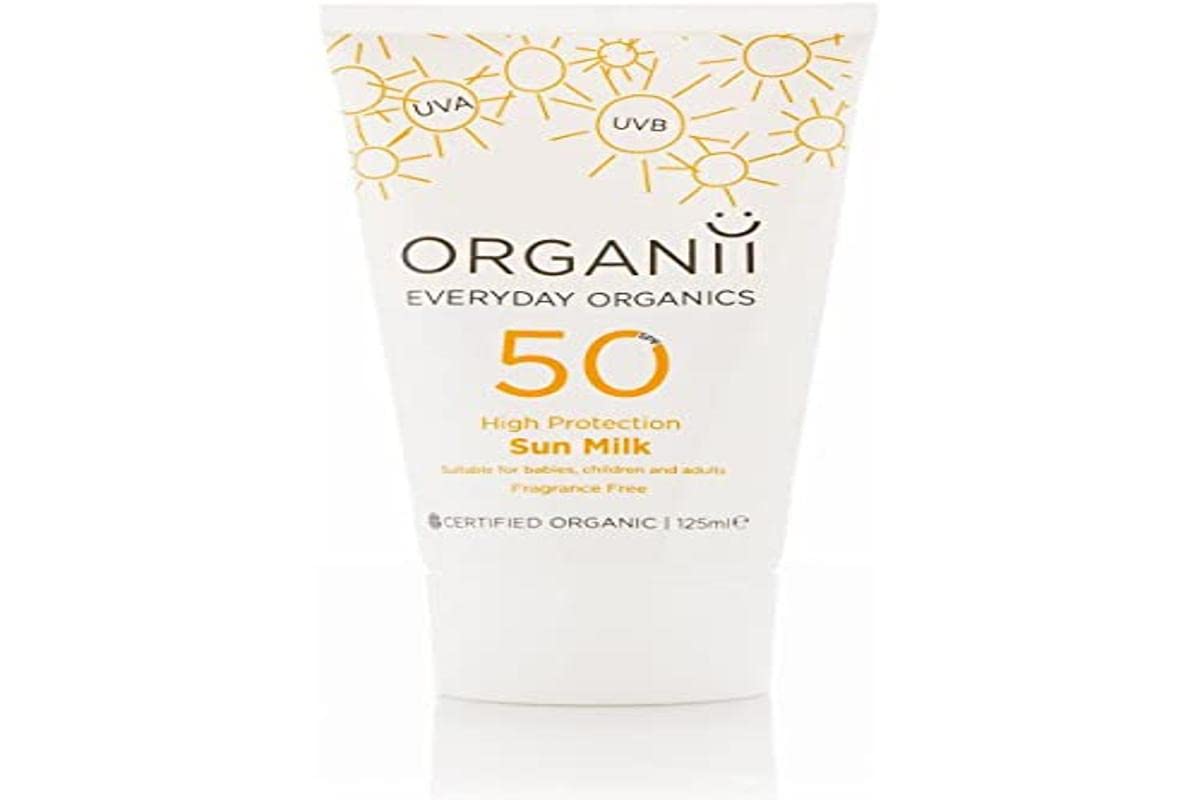 Organii Sun Milk Cream with SPF 50 125 ml