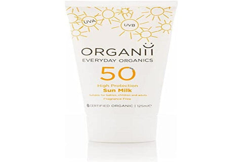 Organii Sun Milk Cream with SPF 50 125 ml