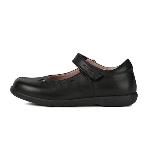 Geox Girl's Ballet, Black, 4.5 us