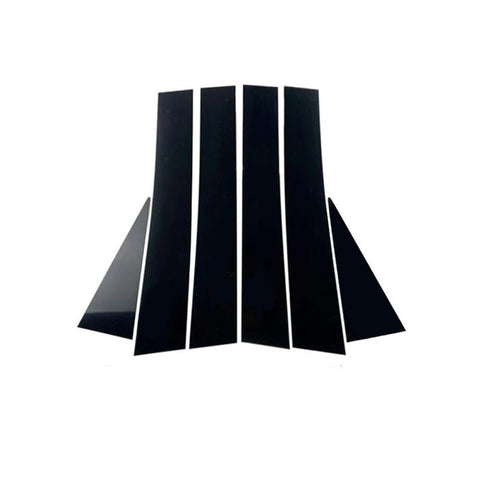 Door Window Pillar Trim for Chevrolet Captiva 2007-2023, 6pcs Glossy Black Door Window Pillar Posts Trim Stickers