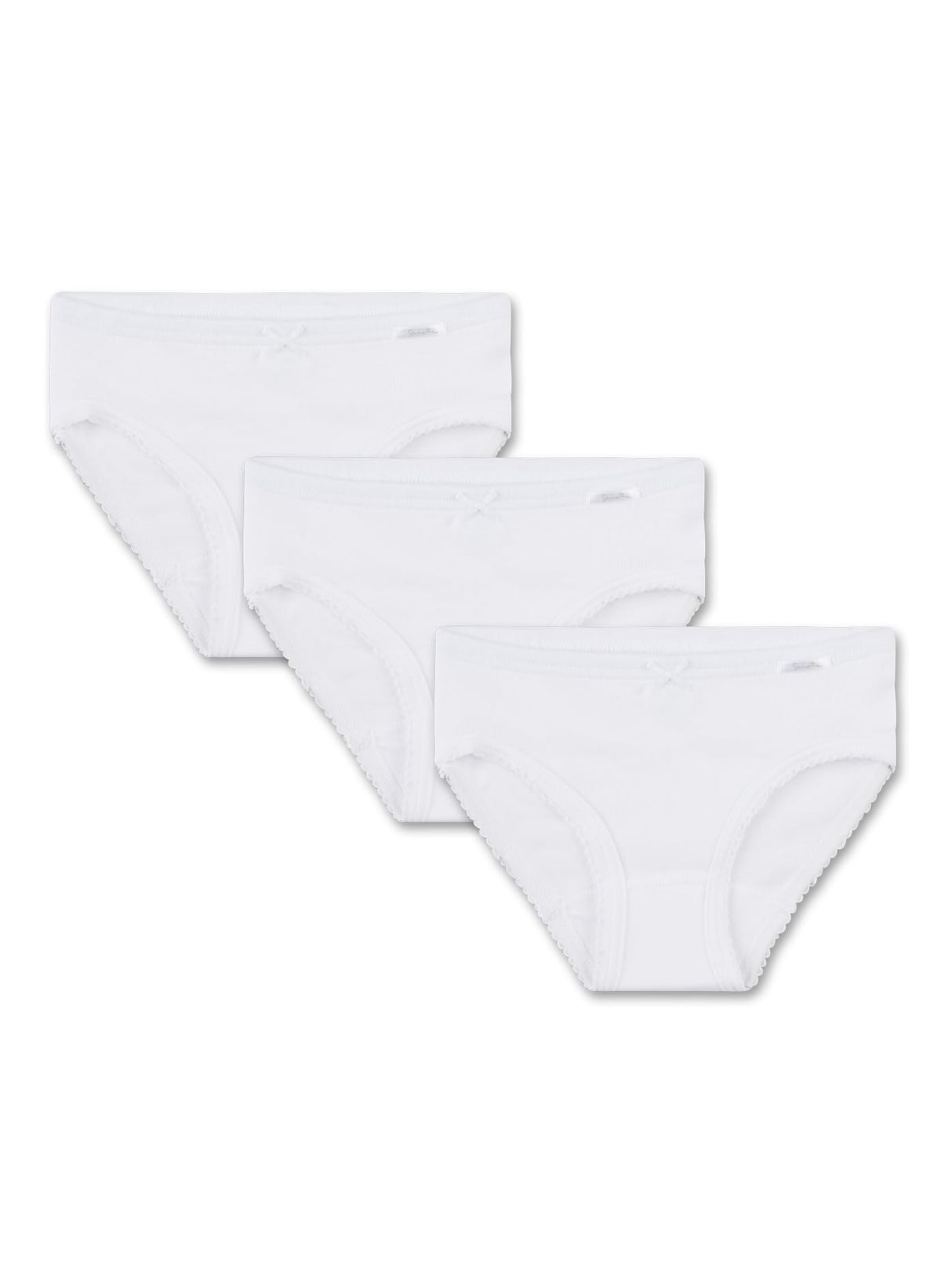Sanetta Girl's 333734 Panties,White (white 10), 16 Years Size 176, Pack of 3