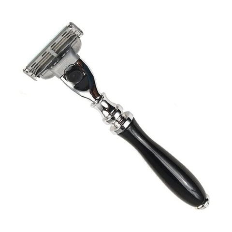 Parker Mach 3 Compatible Razor Black Resin Handle Model 111B-M3