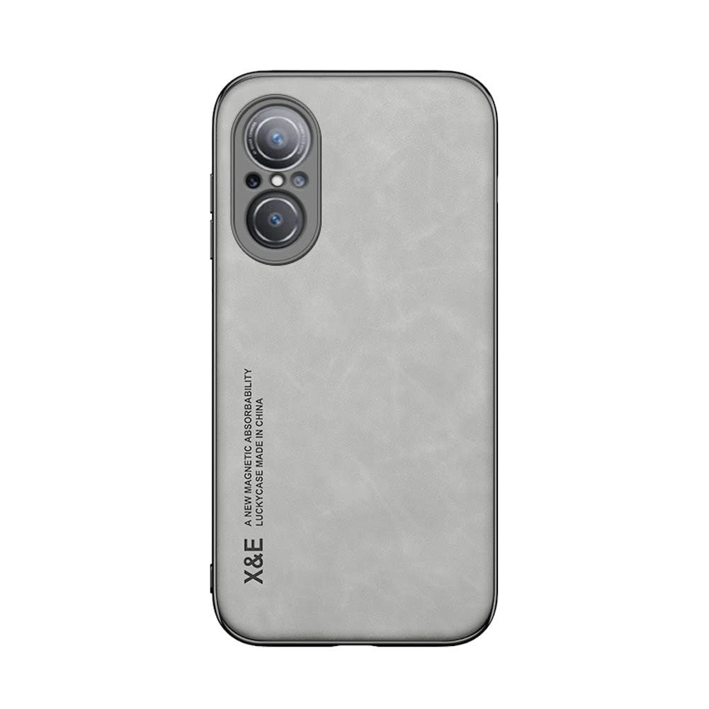 Kepuch Silklike Case for Huawei Nova 9 SE - Cover Bumper Built-in Metal Plate for Huawei Nova 9 SE - Gray