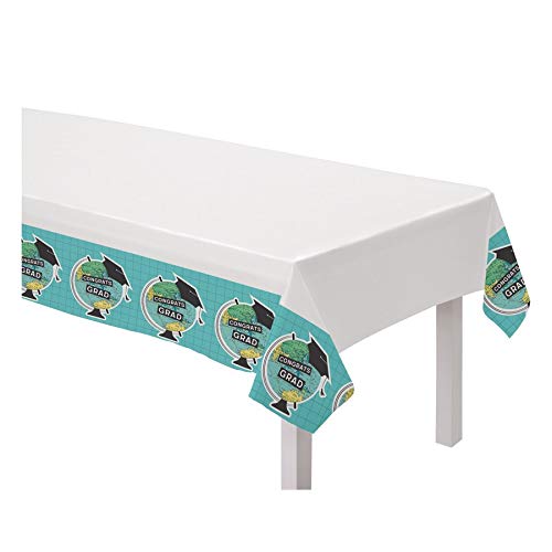 The World Awaits Plastic Table Cover - 54"x 102"| 1 Pc.