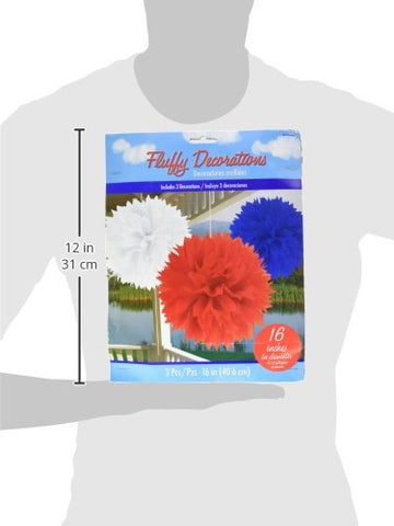 Patriotic Fluffy Party Decorationing Kit