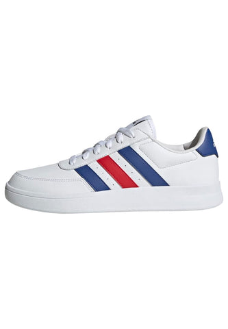 adidas Breaknet 2.0, Men's Sneakers, White FTWR White Semi Lucid Blue Better Scarlet, 11 US