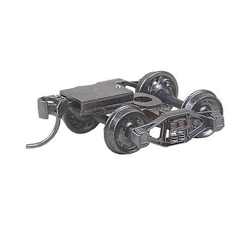 Kadee HO Scale Bettendorf "T" Truck/Coupler, 33" Ribbed (1pr)