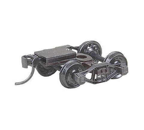 Kadee HO Scale Bettendorf "T" Truck/Coupler, 33" Ribbed (1pr)