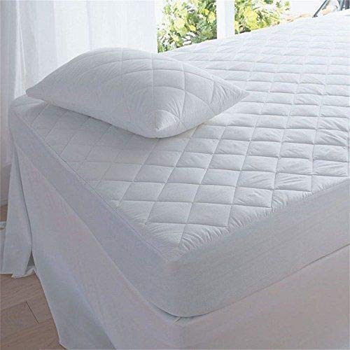 GC Quilted Mattress Protectors Luxurious Super Soft Cosy Hypo-Allergenic Breathable Non Noisy Fitted Style Mattress Protectors (Double)