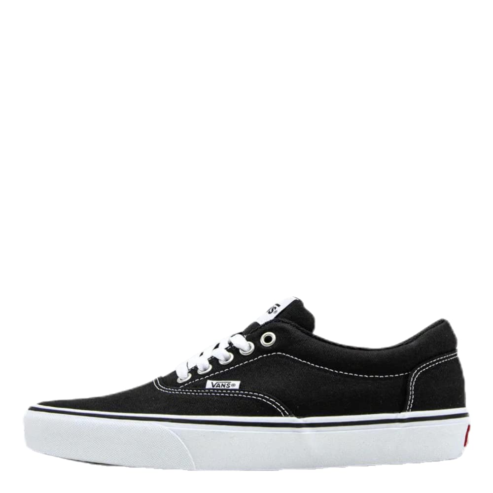 Vans Men's Doheny Trainers, Canvas Black White, 10 UK