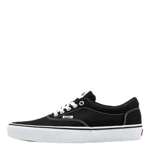 Vans Men's Doheny Trainers, Canvas Black White, 10 UK