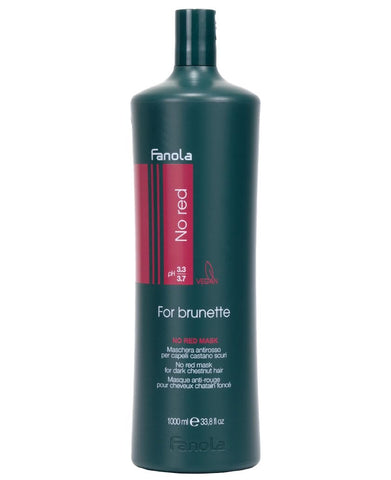 Fanola No Red Mask, Anti Red Reflexes On Colored and Natural Hair with Dark Tones, Anti-Fading Technology to Keep your Color Cool and Homogeneous, 1000