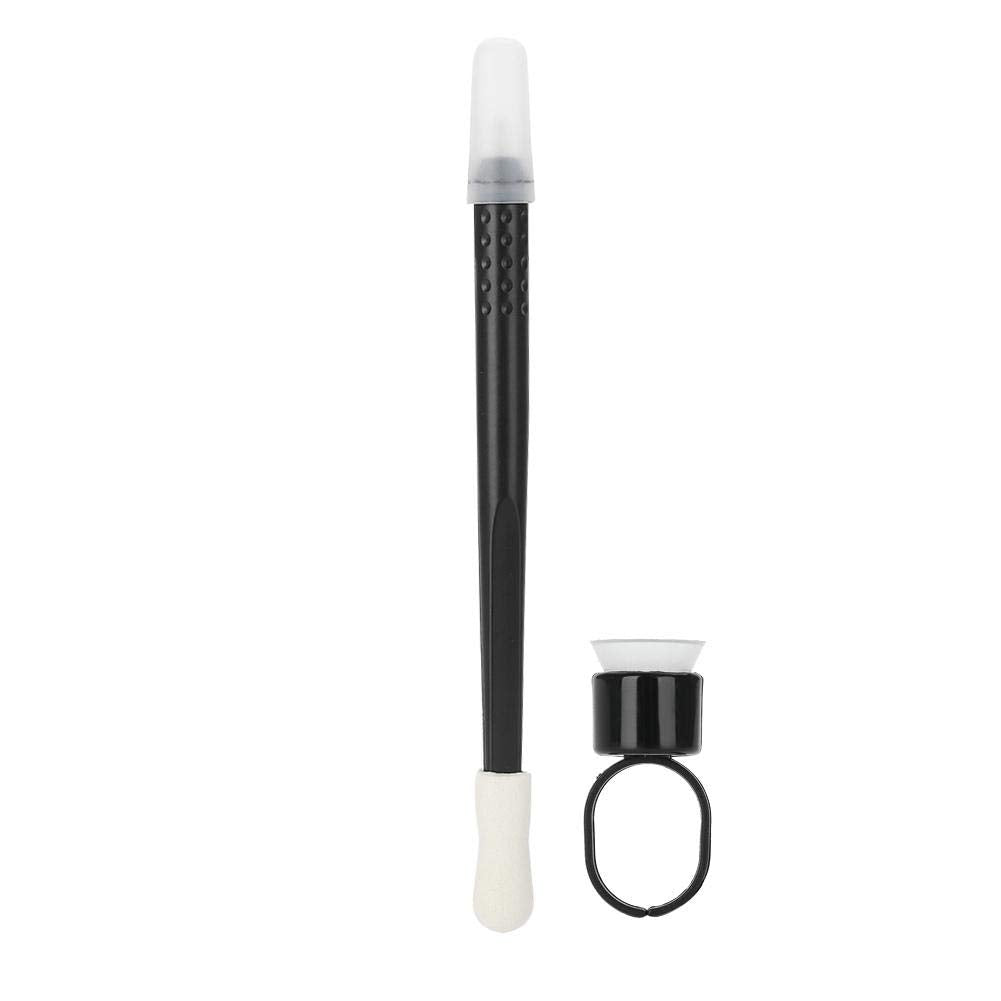 Semi Eyebrow Makeup Pen Disposable Microblading Pen with Pigment Ring Cup