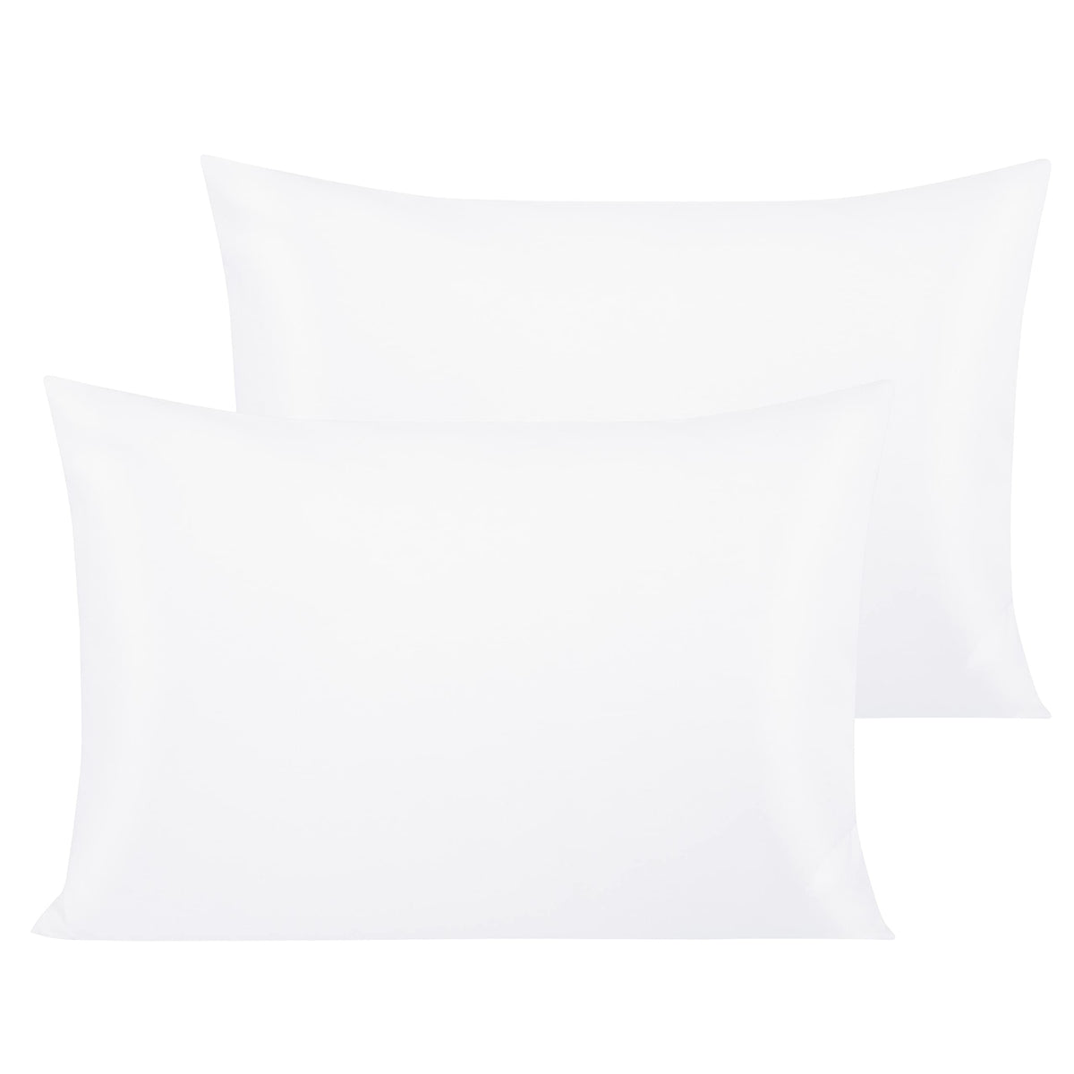 NTBAY 2 Pack 500 Thread Count 100% Egyptian Cotton Toddler Pillowcases, Super Soft and Breathable Envelope Closure Travel Kids Nursery Pillow Cases, 40x60 cm, White