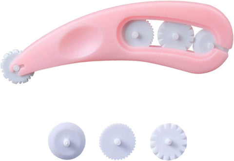 Norhogo Dough Wheel Wavy Cutting Wheel Pastry Cutter and Edges Decorator, Cake Mould Roller Cutter for Fondant Flowers Fondant Ribbon Cutter Modelling Tool for Cake Decoration