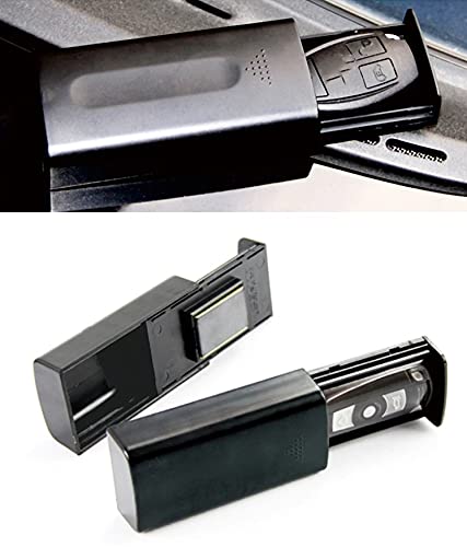 Omana Magnetic Key Box Hide Key Holder Strong Magnet Car Key Safe Emergency Key Box Secret Hide a Key Case House Home Key Safe (Black), std (GIV22)