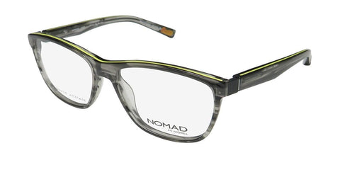 Nomad 2369n Handmade Acetate Premium Materials French Designer Eyeglass Frame/Eyewear/Glasses, Black, 53-15-135