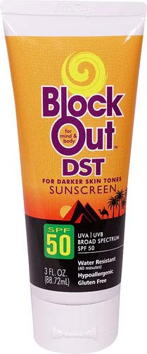 Blockout Dark Skin Tone SPF 50 Tinted Sunscreen - 3 Fl. Oz.
