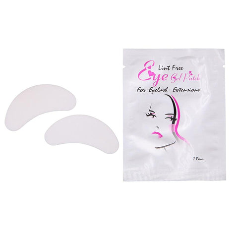 50 Pairs Eye Gel Pads, Lint Free Eyelash Patches, Under Eye Gel Pads for Pro Salon and Individual Eyelash Extension
