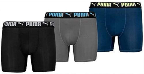 PUMA Men's Briefs, Grey/Black (Ergonomic Fit), S