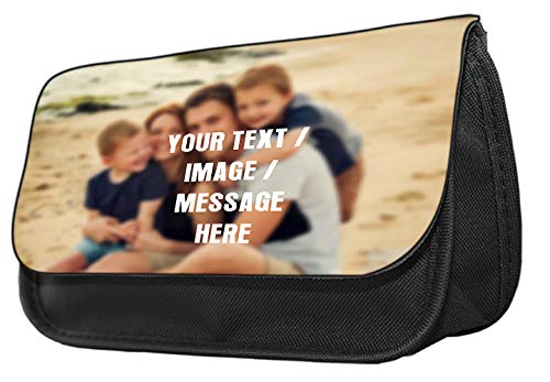 Personalised with Your own Text/Image/Any Name Themed Funny Pencil Case. Make up case, Back to School Gift.