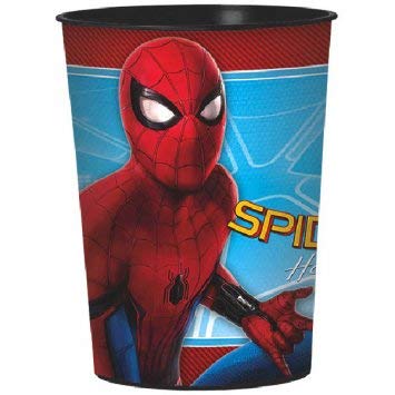 16 Ounce Spiderman Homecoming Birthday Party Favor Cup