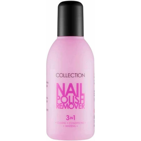 Collection Cosmetics 3-in-1 Nail Polish Remover, Cleans, Conditions and Whitens, 150ml