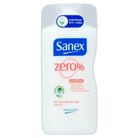 Sanex Zero% Shower Gel Nutritive Dry and Very Dry Skin 250ml by Sanex