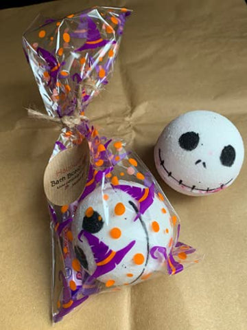 Halloween Jack Skeleton Bath Bomb - for Sensitive Skin