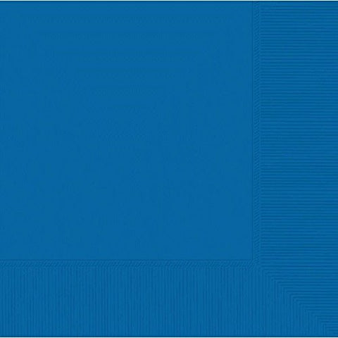 Marine Blue 3-Ply Luncheon Napkins | Pack of 50 | Party Supply