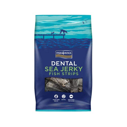 Fish4Dogs Dental Sea Jerky Strips, Fish, 0.1 kg