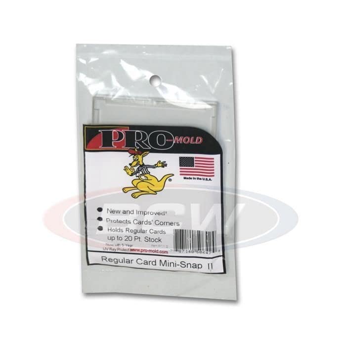 BCW PM-PC1II New Pro-Mold Improved Regular Mini Snap - 20 Pt.