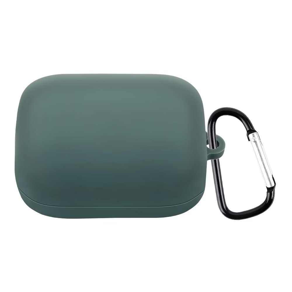 LIUZIHAN Case Compatible with QCY T13 ANC, Ultra-thin Soft Cover, Slim-Fit, Anti-Fall, Silicone Shockproof Protective Case for QCY T13 ANC.(Green)
