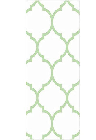 Amscan Lattice Premium Guest Towels Tableware (16 Piece), 4.5" x 7.8", Spring Green