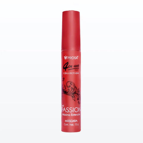 Generic 4 en 1 Profesional Mascara ÃƒÂ¢Ã¢â€šÂ¬Ã…â€œRed PASSIONÃƒÂ¢Ã¢â€šÂ¬Ã‚Â MÃƒÆ’Ã‚Â¡xima ExtensiÃƒÆ’Ã‚Â³n Formula Contra Agua