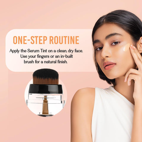 Lovechild Masaba Skip Everything Blurring Serum, 4 in 1 Serum Skin Tint, Natural Coverage, For Daily Use, With SOD Technology, 30ml