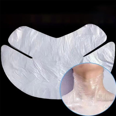 100pcs Disposable Neck Mask,Neck Wrinkle Paper Sheets Moisturizer Mask, for DIY Skin Care Moisturizing Firming (Neck Mask)