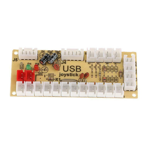 DAGIJIRD Player Arcade USB Encoder Board Zero Delay Game Controller DIY Kit for MAME, for Jamma & Other PC