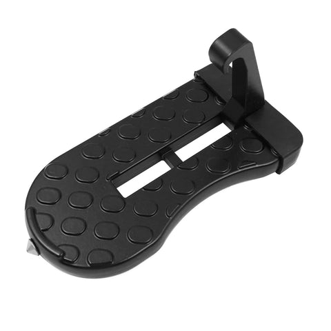 WANGCL Car Multi-Functional Latch Door Step Glass Breaker Safety Hammer Foldable Door Lock Hook Accessories Support feet Stand for most models (Black)