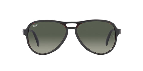 Ray-Ban Men's RB4355 Vagabond Pilot Sunglasses, Grey Transparent Red/Grey Gradient, 58 mm