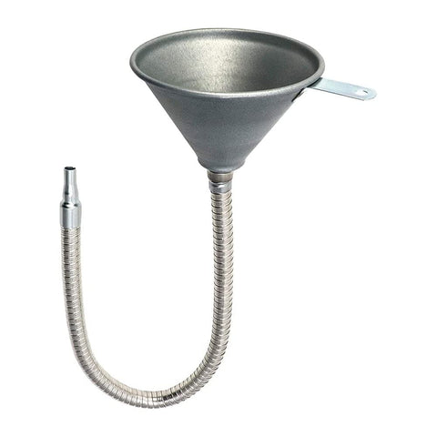 Iron Funnel for All Oils,Water, Diesel Fuel and Other Liquids Bendable Universal Spout Funnel with Filter 25 inch (630mm) Gas Funnel with Long Tube