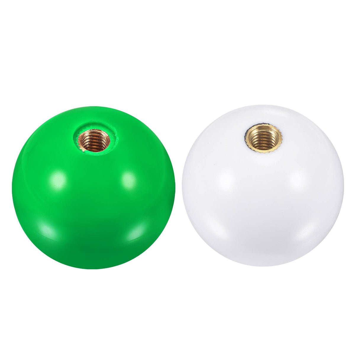 uxcell Joystick Head Rocker Ball Top Handle Arcade Game Replacement Green/White