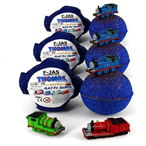 Thomas the Tank Bath Bomb with Hidden Surprise Toy TRIPLE PACK