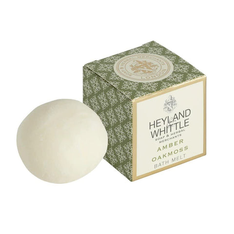 Amber Oakmoss Bath Melt 40g - Heyland & Whittle