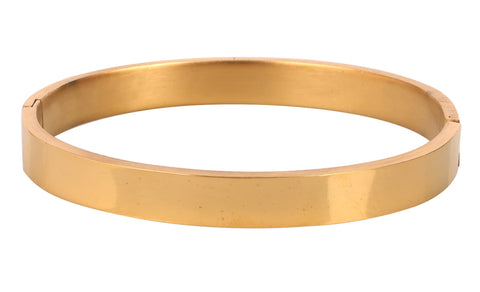 Touchstone Indian Bollywood Fresh Fashion Oriented Handcrafted Enchanting Free Size Classic Designer Jewelry Hinged Cuff Bracelet In Copper Tone For Women And Men.