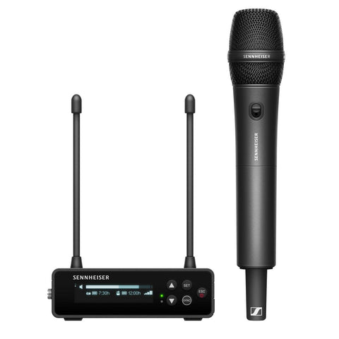 Sennheiser EW-DP 835 SET (R1-6) Portable Digital UHF Wireless Microphone System with SKM-S Handheld Transmitter and MMD 835 Cardioid Dynamic Microphone Module - Black (700031)